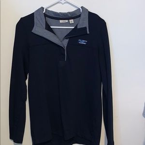 LL Bean 1/4 button up pullover.